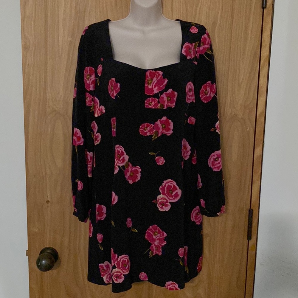 Intermix silk flowered dress 8